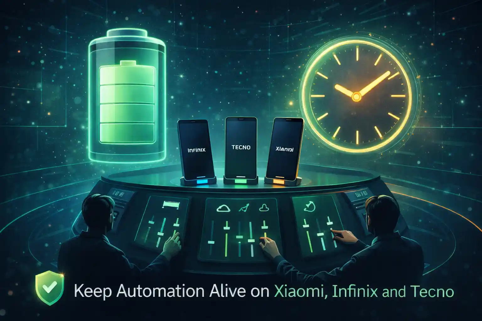 How to keep automation apps running on Xiaomi, Infinix, and Tecno (full checklist)